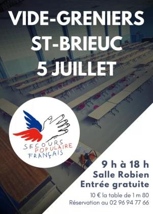 Vide-greniers du Secours populaire 22 - Saint-Brieuc