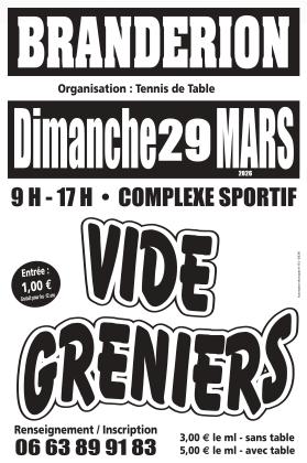 Vide greniers Brandérion
