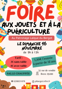 Foire aux jouets, puériculture - Brest