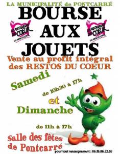 Bourse aux jouets au profit des restos