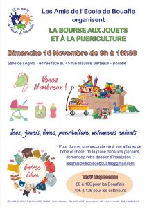 Bourse aux jouets et à la puériculture - Bouafle
