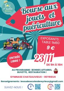 Bourse aux jouets et puériculture - Reyrieux