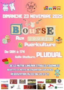 Bourse aux jouets, puériculture - Pludual