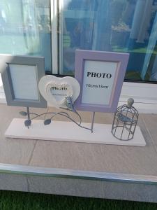 Porte Photos en bois et fer