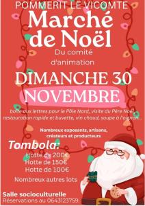 Marché de Noël - Pommerit-le-Vicomte
