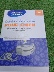 Ceinture de course pour chien