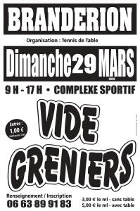 Vide greniers Brandérion