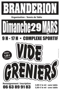 Vide greniers Brandérion