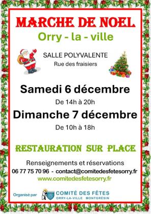 Marché de Noël - Orry-la-Ville
