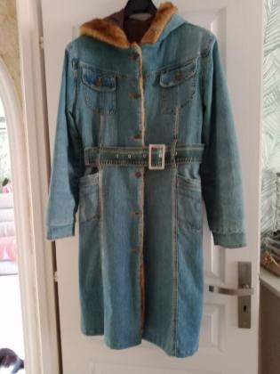 Manteau en jean's pour femme
