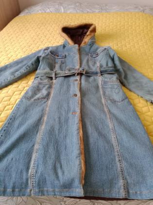 Manteau en jean's pour femme