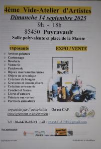 Vide-ateliers d'artistes - Puyravault