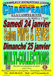 Salon du pin's et de la fève - Champeaux