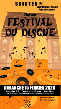 25ème Festival du Disque - Saintes