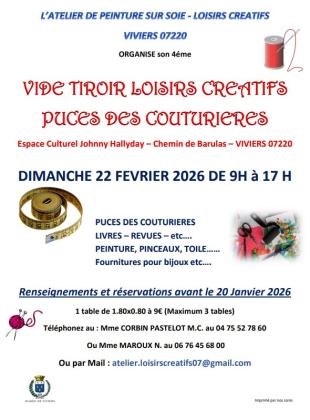 Puces des couturières - Viviers