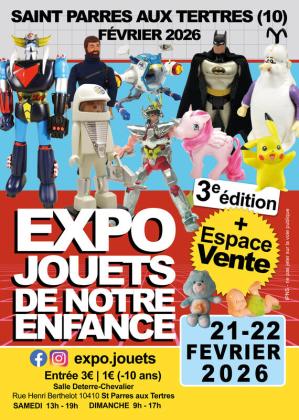 Exposition et bourse des jouets de notre enfance - Saint-Parres-aux-Tertres
