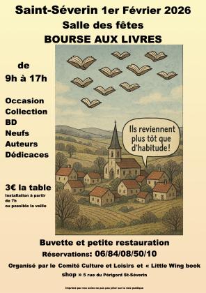 Bourse aux livres - Saint-Séverin