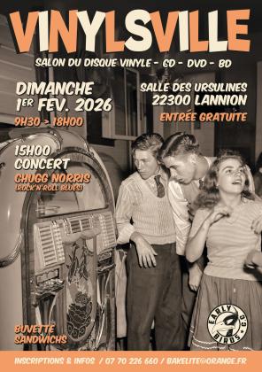 Salon du disque vinyle, CD, DVD, BD - Lannion