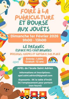 Foire à la puériculture - bourse aux jouets - Le Drennec