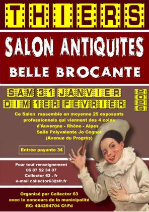 Salon antiquités - belle brocante - Thiers