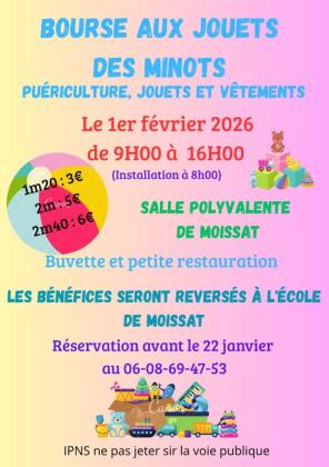 Bourse aux jouets des minots - Moissat