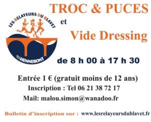 Troc et puces + vide-dressing - Hennebont