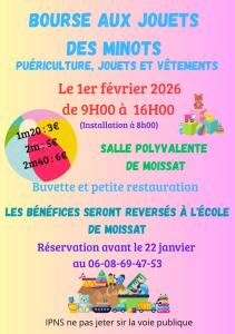 Bourse aux jouets des minots - Moissat