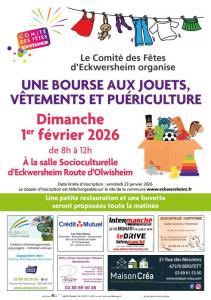 Bourse puériculture, vêtements enfants et jouets - Eckwersheim