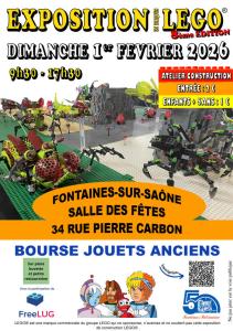 Exposition lego et bourse d'échanges jouets anciens - Fontaines-sur-Saône