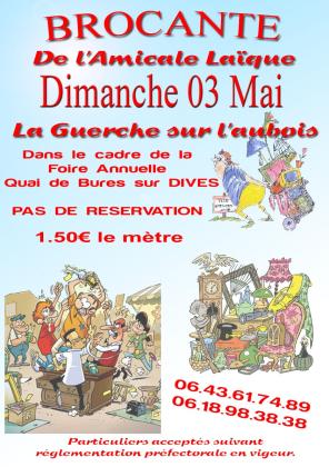 Brocante de l'Amicale Laique La Guerche