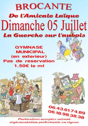 Brocante de l'Amicale Laique La Guerche