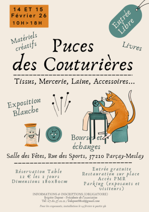 Puces des couturières - Parçay-Meslay