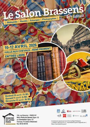 8e salon Brassens : bibliophilie, livres rares et anciens - Paris 15