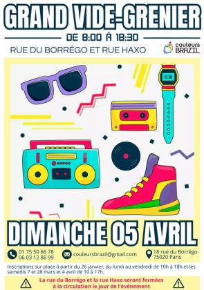 Vide-greniers - Paris 20