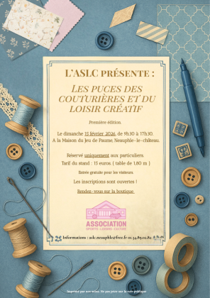 Puces des couturières et du loisir créatif - Neauphle-le-Château