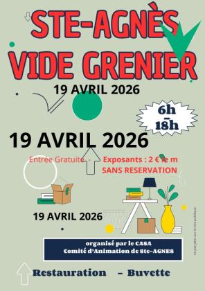 Vide-greniers - Sainte-Agnès