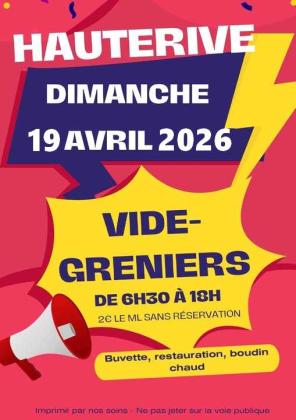 Vide-greniers - Hauterive