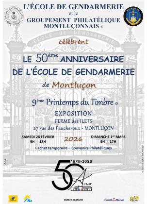 Exposition philatélique - 9ème printemps du timbre - Montluçon