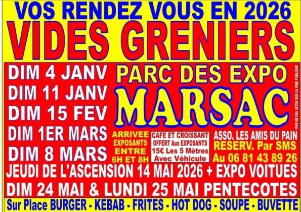Vide-greniers - Marsac-sur-l'Isle