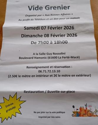 Vide-greniers - La Ferté Macé