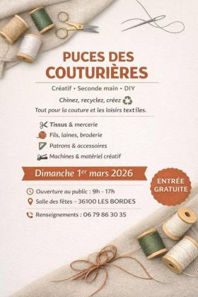 Puces des couturières - Les Bordes