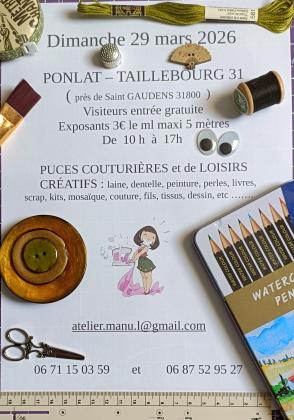 Puces des couturières - Ponlat-Taillebourg