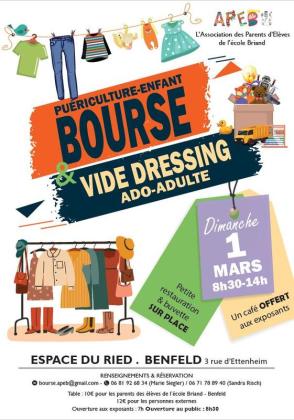 Vide-dressing adulte, ado - bourse petite enfance - Benfeld