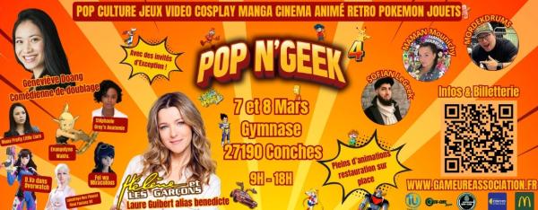 Pop N geek, bourse aux jeux vidéos, mangas, BD - Conches-en-Ouche