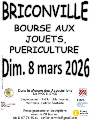 Bourse aux jouets, puériculture - Briconville