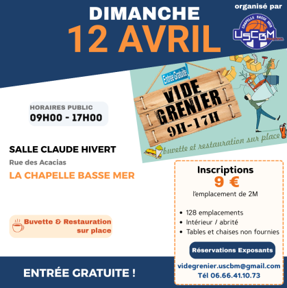 Vide-grenier en intérieur