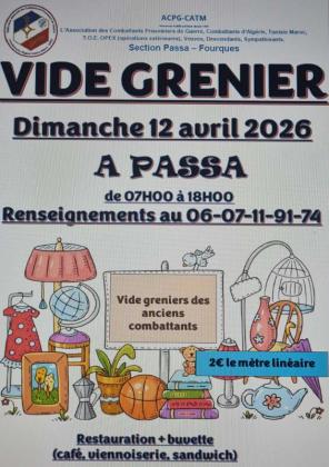 VIDE GRENIERS DE PRINTEMPS