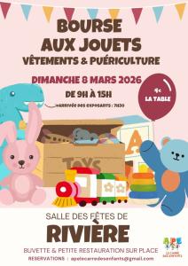 Bourse aux jouets vêtements enfants - Rivière