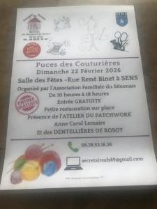 Puces des couturières- Sens