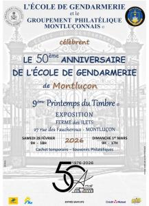 Exposition philatélique - 9ème printemps du timbre - Montluçon